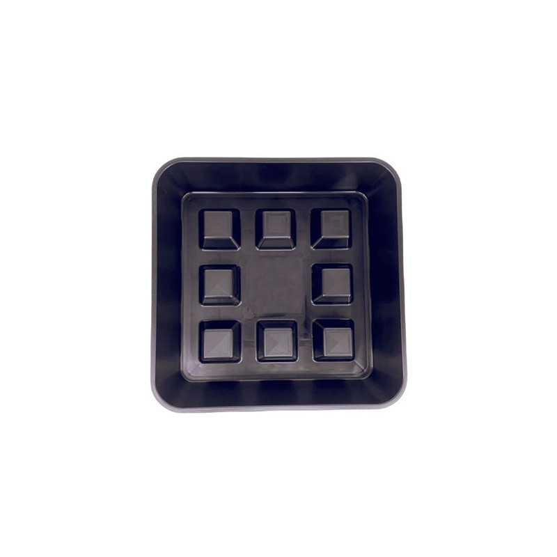 Plato Cuadrado Elevado 20/22cm