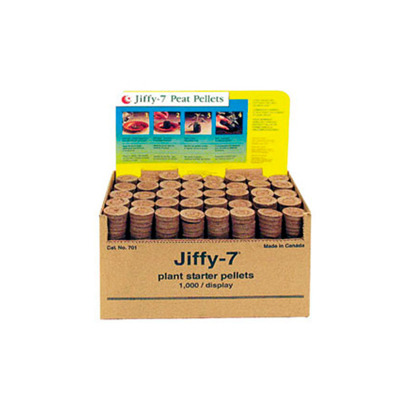 Jiffy-7 Pastilla Turba 33mm - Caja 2000 Uds.