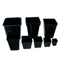 Maceta Cuadrada Negra - 3L