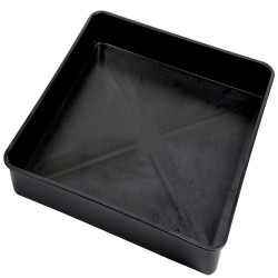 Bandeja Cuadrada Negra Garland - 59x59cm