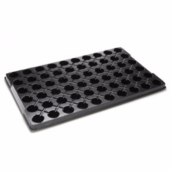 Bandeja Jiffy Plástico Vacía 41mm - 60 Alveolos