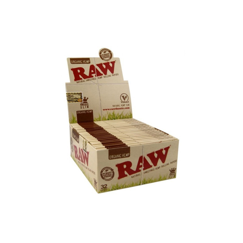 Raw King Size Slim Organic - Caja 50 Libritos