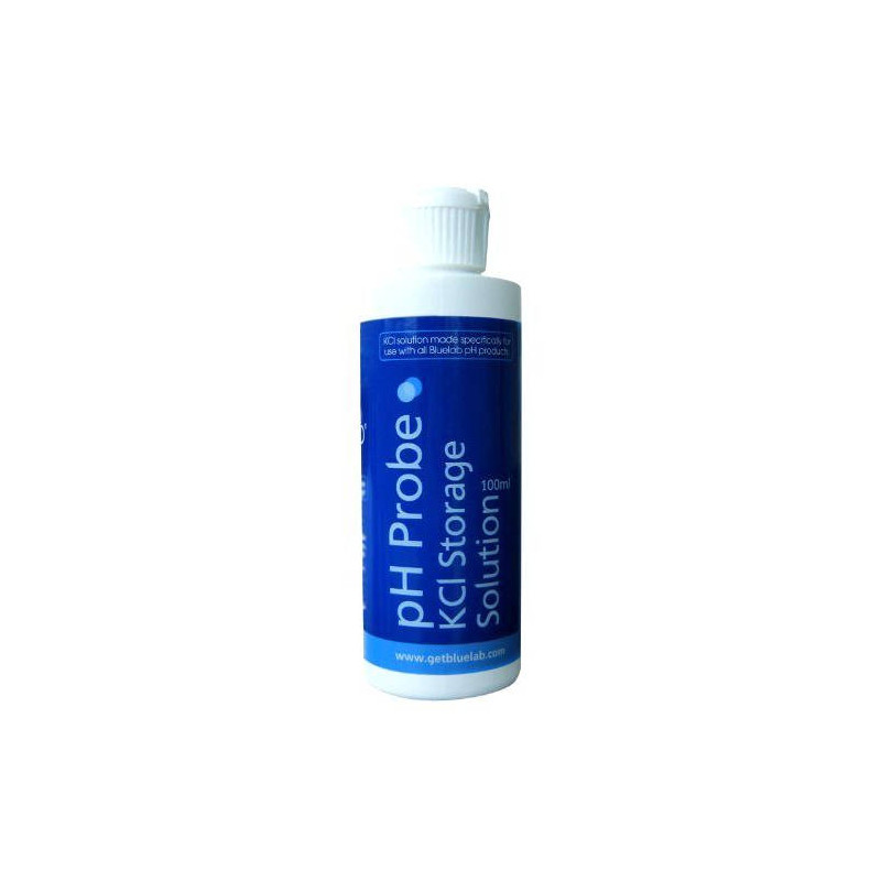 Solución Almacenamiento PH KCI Bluelab - 100 ml