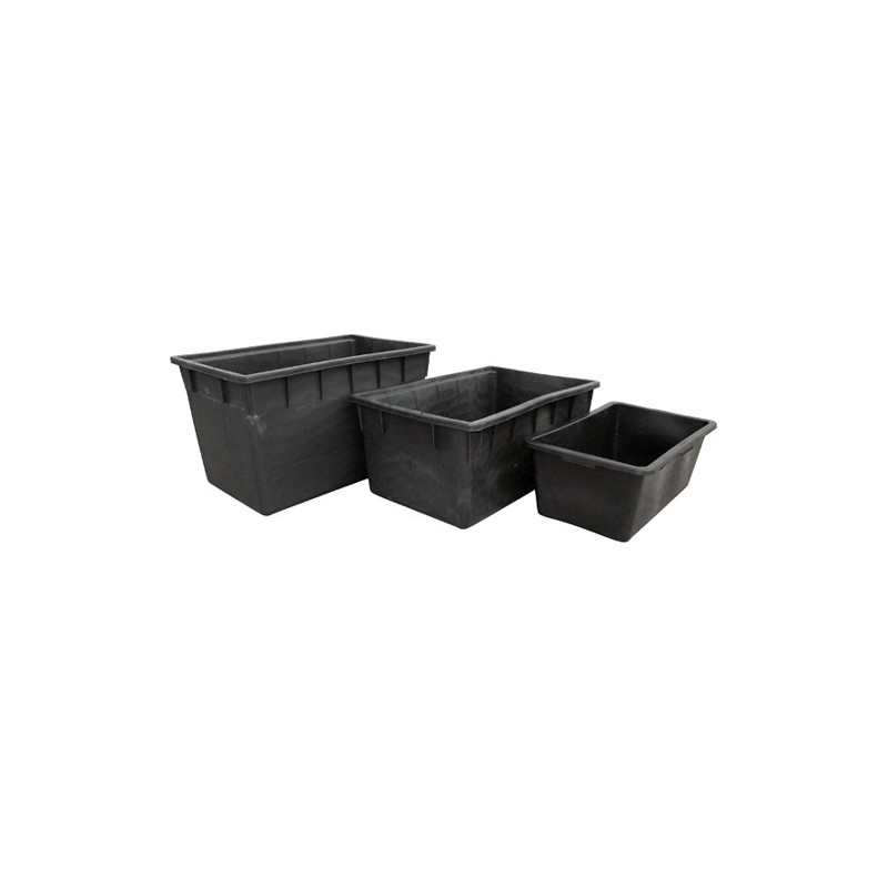 Depósito Rectangular Negro - 160L