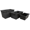 Depósito Rectangular Negro - 80 L