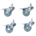 Kit Ruedas Soporte Mesa - 4 Uds.