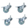 Kit Ruedas Soporte Mesa - 4 Uds.