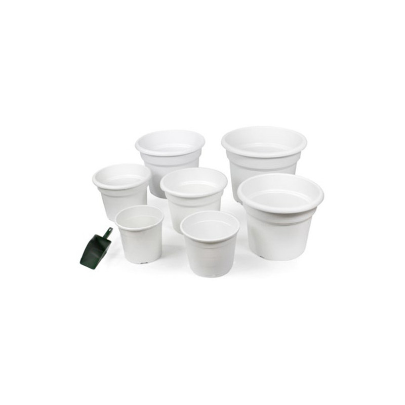 Maceta Redonda Blanca - 17L