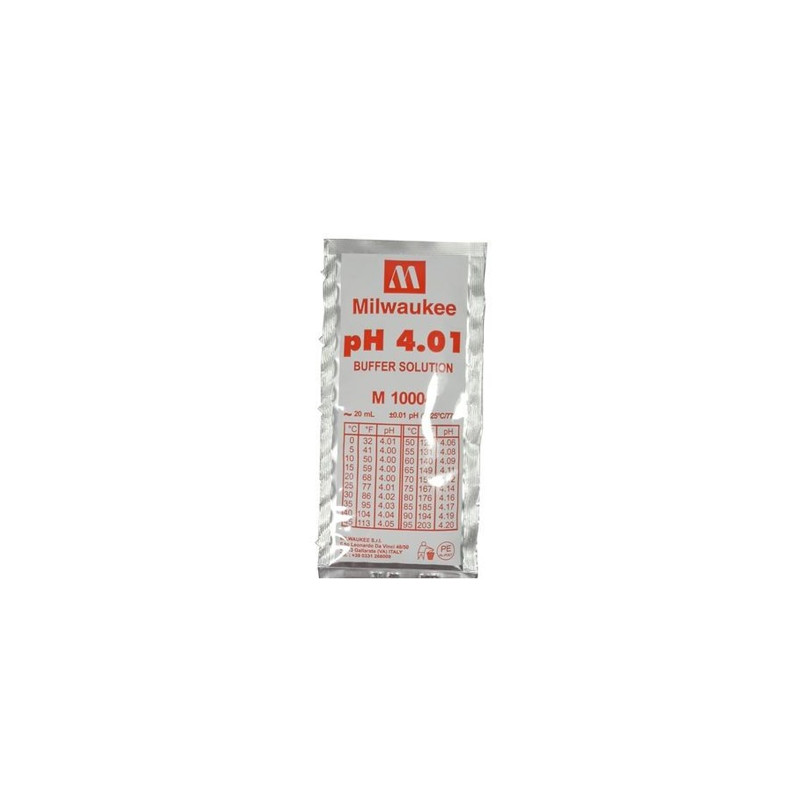 Sobre Calibrador Milwaukee pH 4 - 20ml