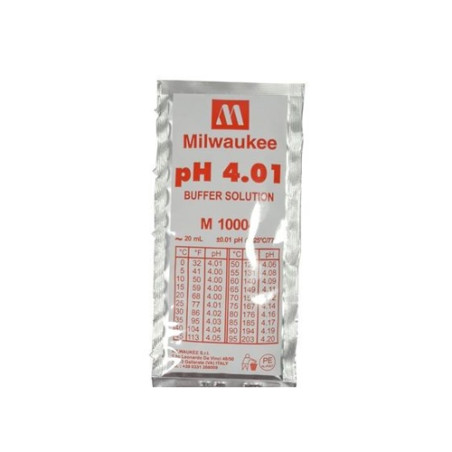 Sobre Calibrador Milwaukee pH 4 - 20ml
