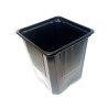 Maceta Cuadrada Negra - 0,23L (112ud)