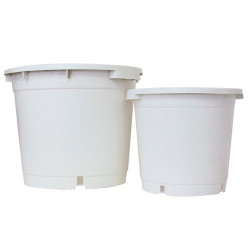 Maceta Redonda Blanca - 10L