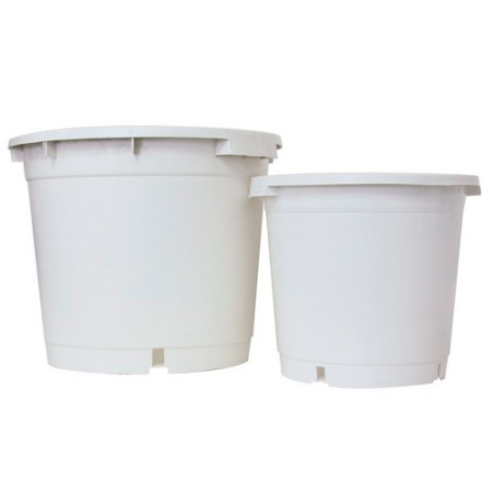 Maceta Redonda Blanca - 10L