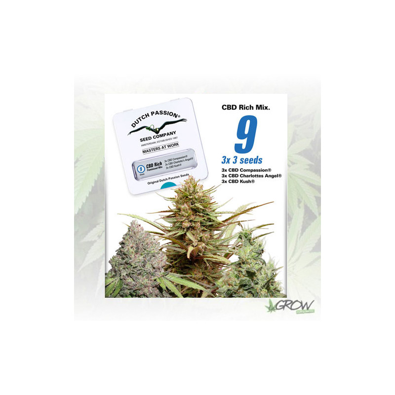 CBD Feminized Mix Dutch Passion - 9 Seeds