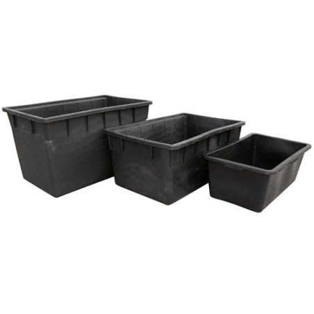 Depósito Rectangular Negro - 220L