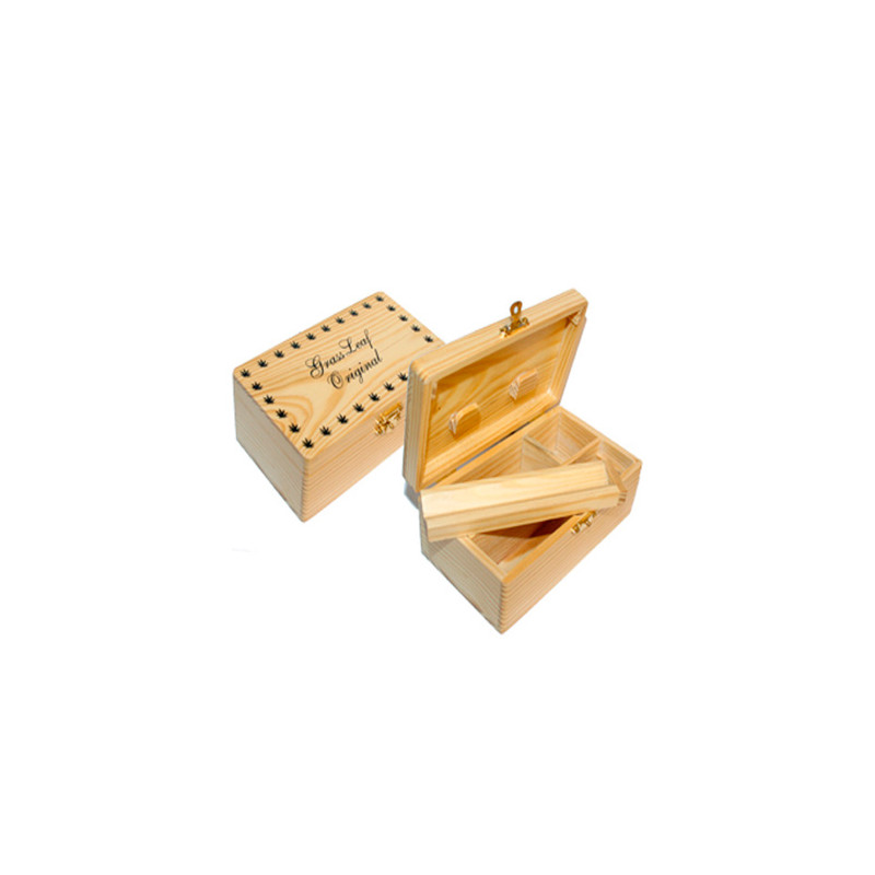 Caja GrassLeaf Wooden Stash Box - 50 x 145mm