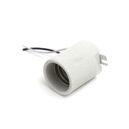 Casquillo portalámparas de porcelana E40