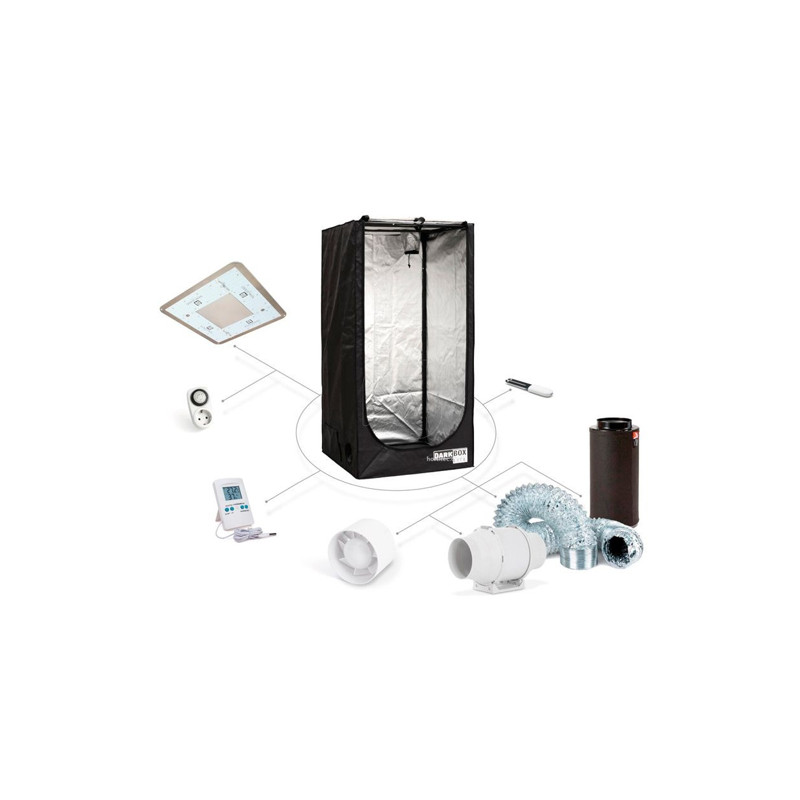 Kit de Cultivo Ecoled 300W Dark Box Lite