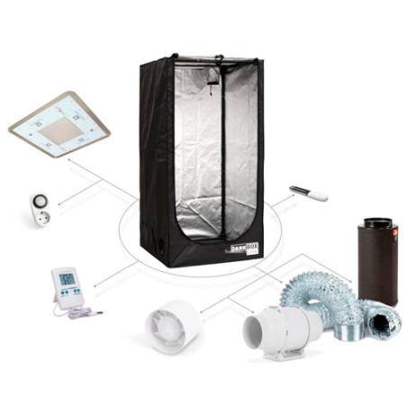 Kit de Cultivo Ecoled 300W Dark Box Lite