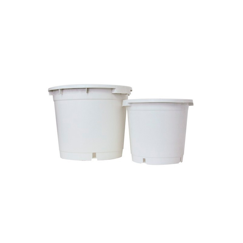 Maceta Redonda Blanca - 12L