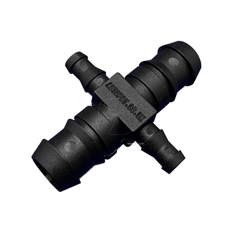 Pieza union en cruz 16-9mm Autopot