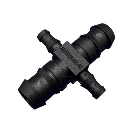 Pieza union en cruz 16-9mm Autopot