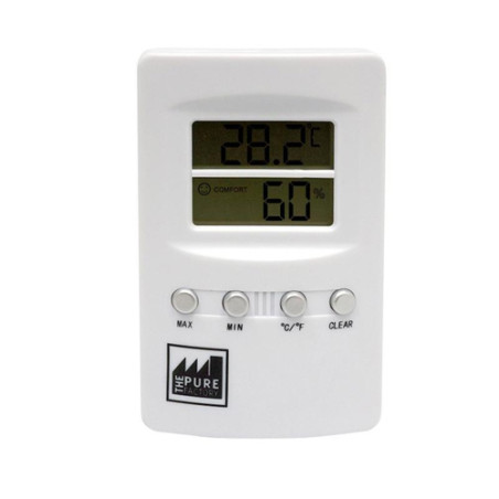 Termohigrómetro Digital Blanco Pure Factory