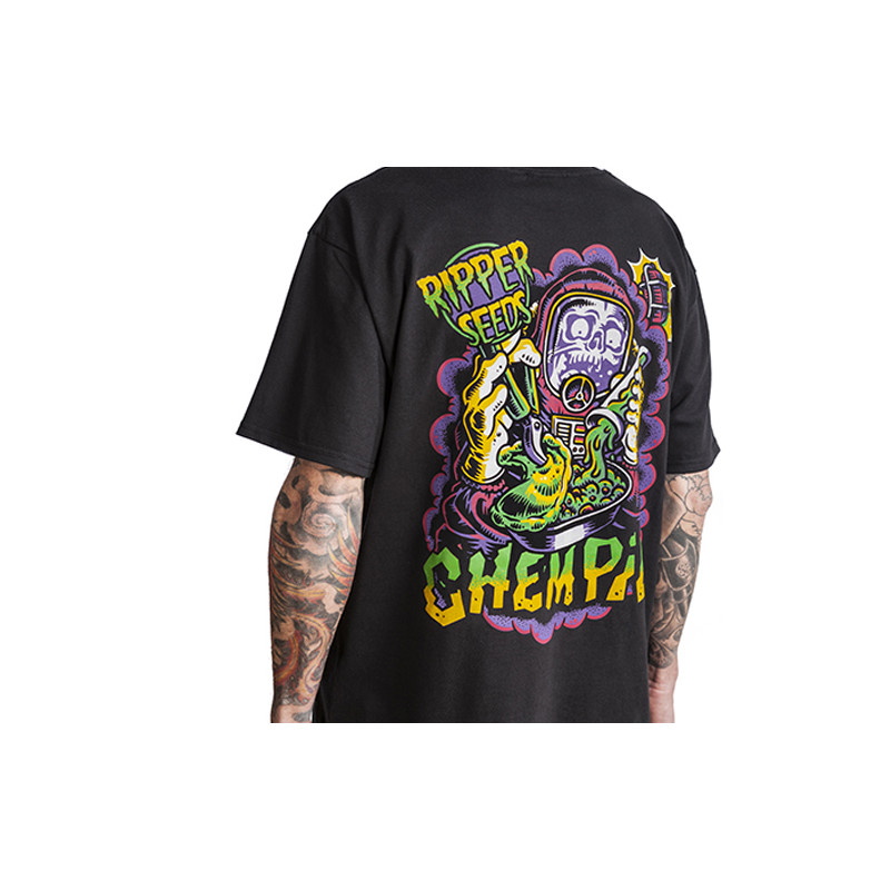 Camiseta Ripper Seeds Chempie Negra Hombre - S