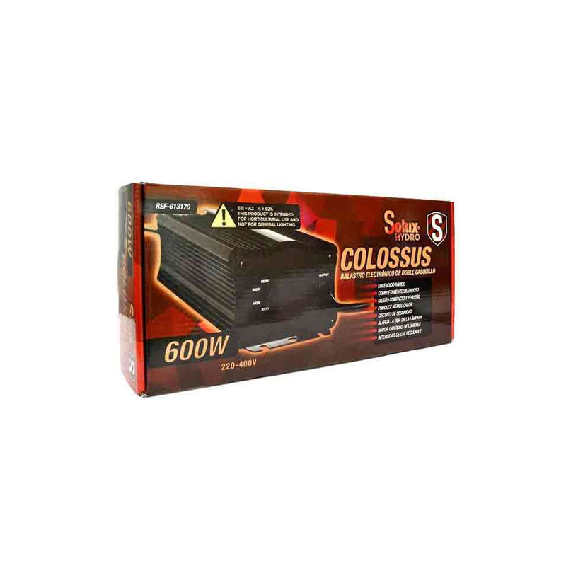 Balastro Electrónico D.E. Colossus Solux 600W 400V