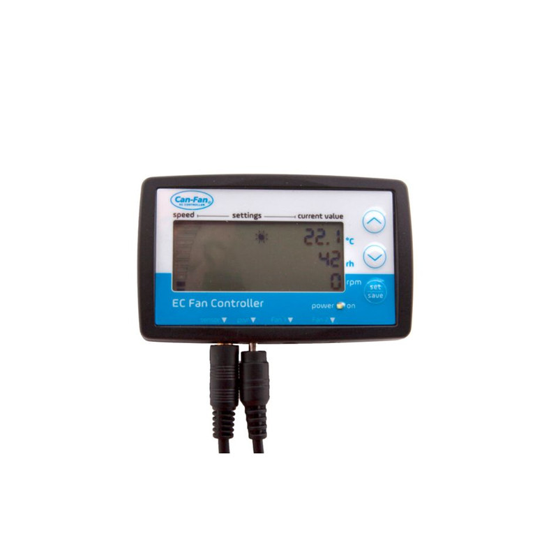 Fan Controller EC LCD Humedad y Temp. Can-Fan