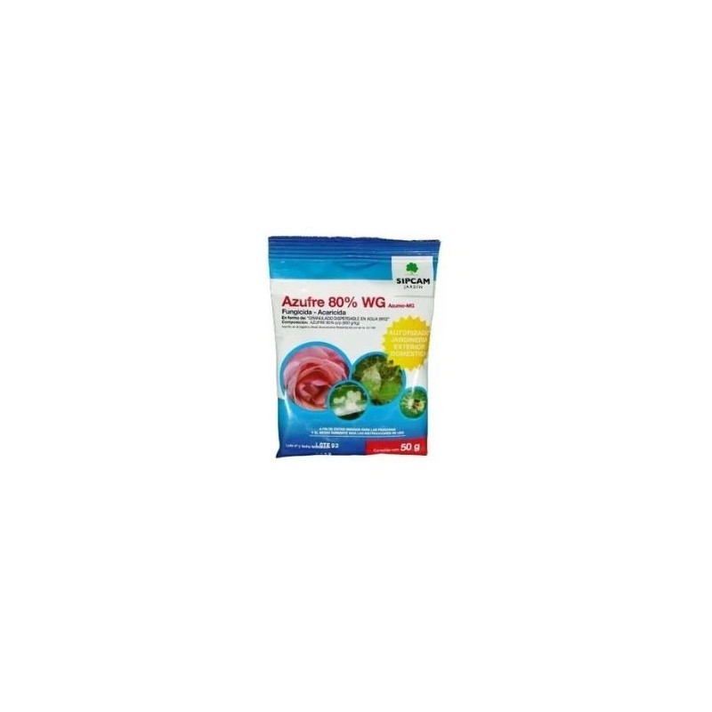 Azufre 80%WG Sipcam - 50gr