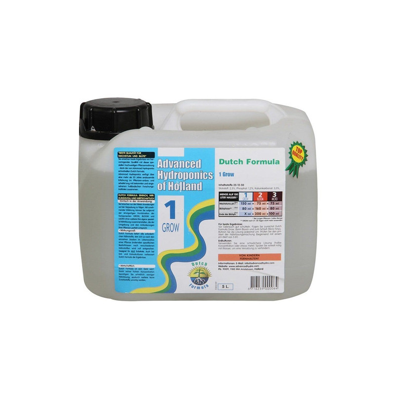 Dutch Formula 1 Grow Advanced Hydroponics - 5L