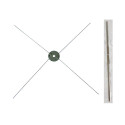 Kit Recambio Cuchilla Cruzada y Recta Peladora 16"