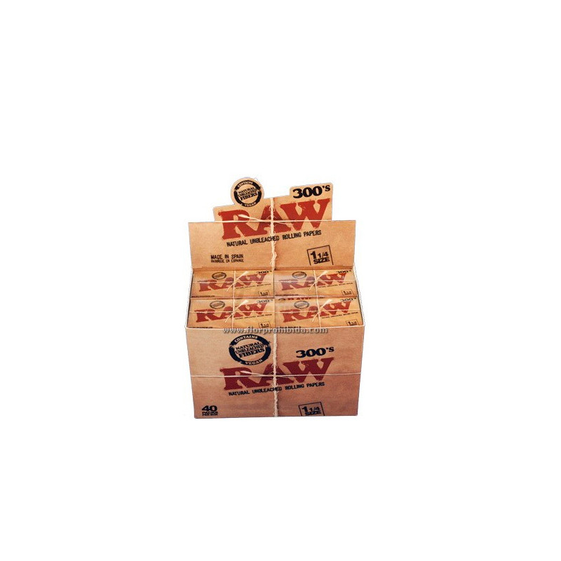 Raw 300 1¼ - Caja 40 Libritos