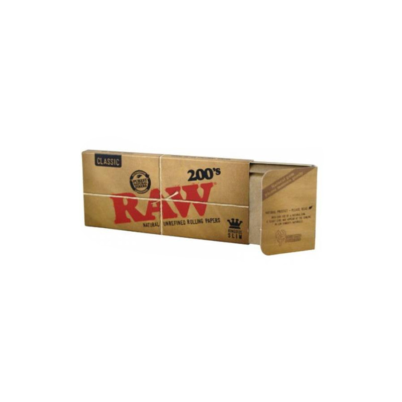 Raw King Size Slim 200's - 1 Librito