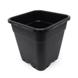 Maceta Cuadrada Negra Pure Factory - 18L