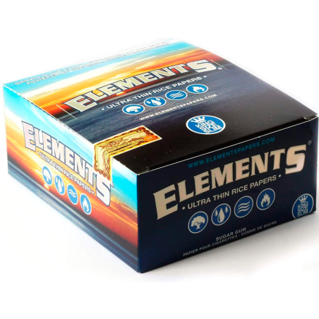 Papel de Fumar Elements King Size Slim Caja 50unid