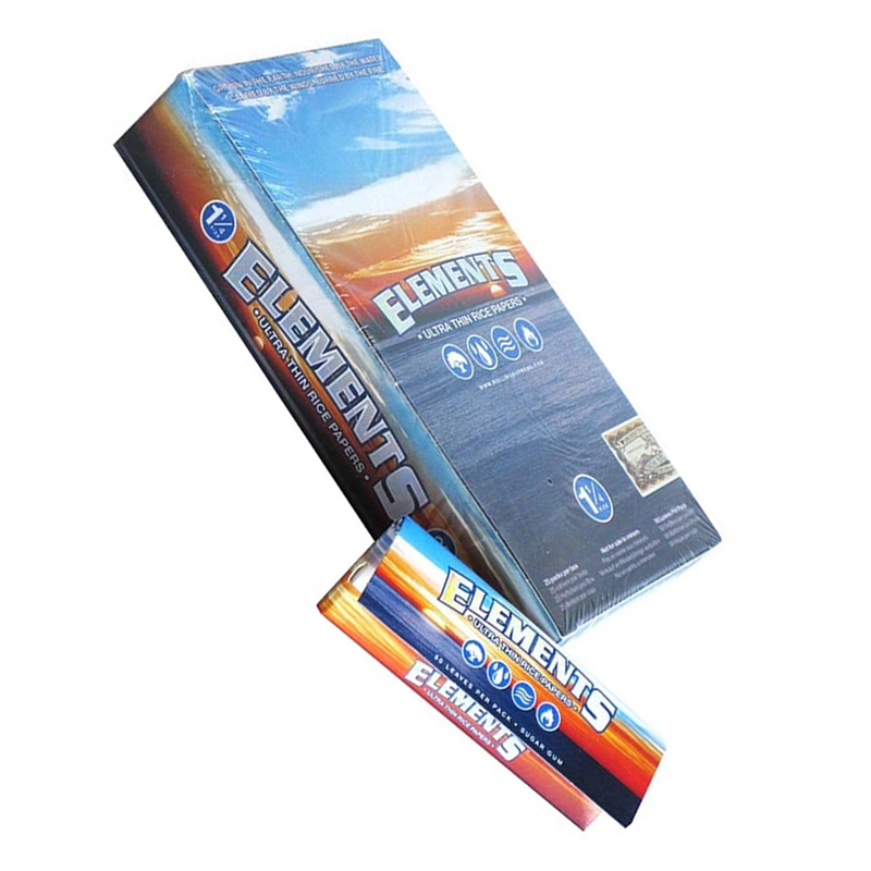 Papel de Fumar Elements 1/4 Caja 25 unidades