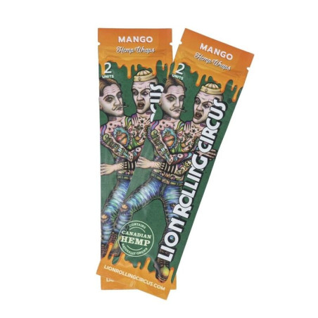 Lion Rolling Circus Hemp Wrap Mango