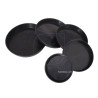 Plato redondo negro - 30cm