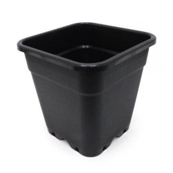 Maceta Cuadrada Negra Pure...