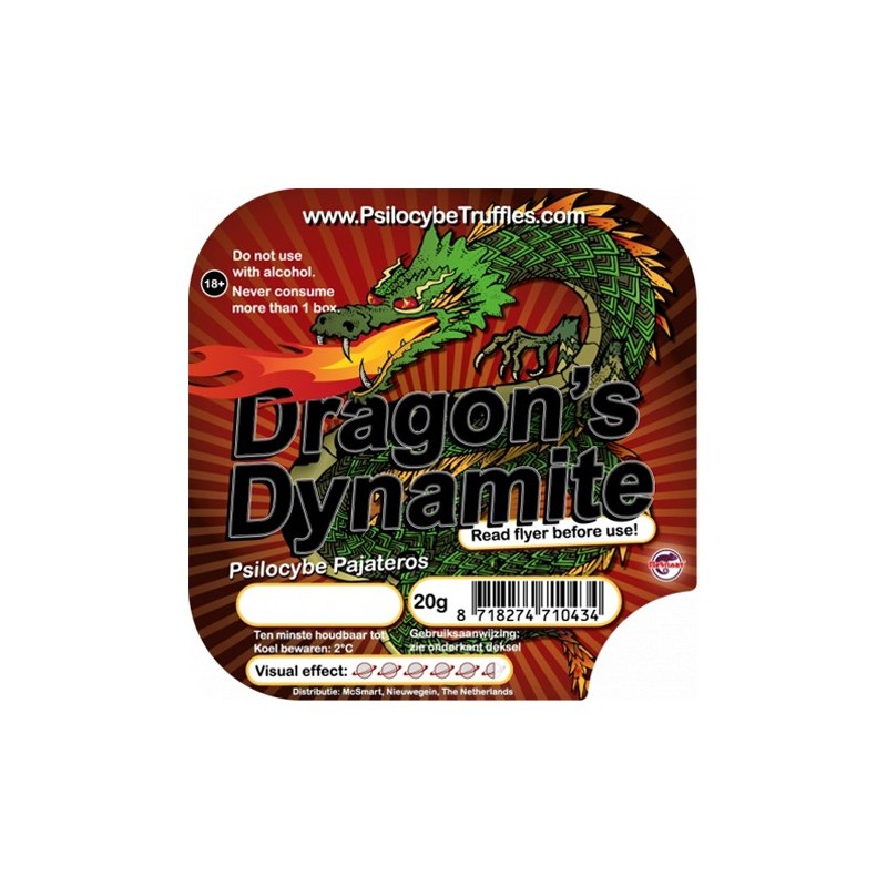 Trufas Dragon's Dynamite Psilocybe Truffles - 15gr